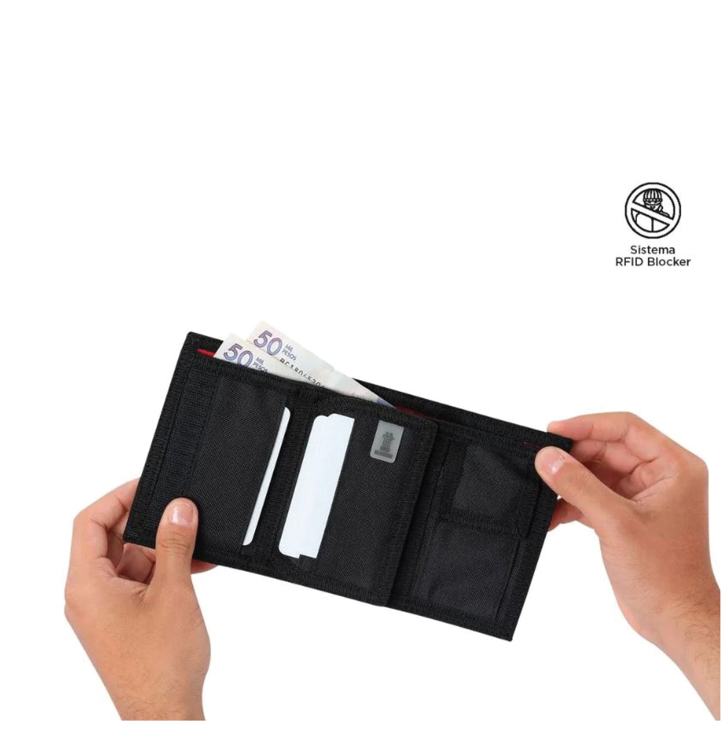 Billetera para Hombre Meeting color negro