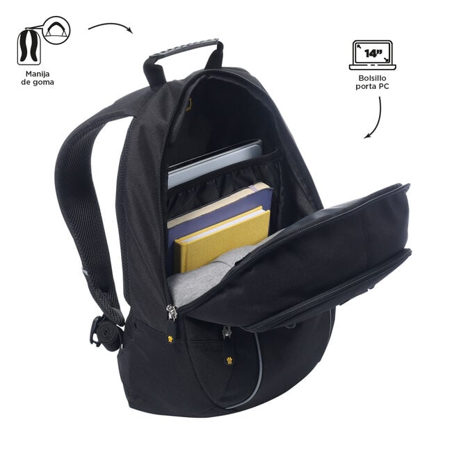 Mochila PC 14" Arvar 2.0 Color Negro