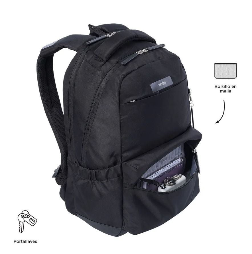 Mochila PC 16" Comfort Color Negro