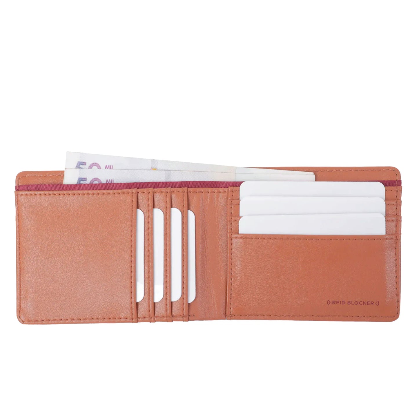 Billetera Pu Leather con RFID Krispo  Color Terreo